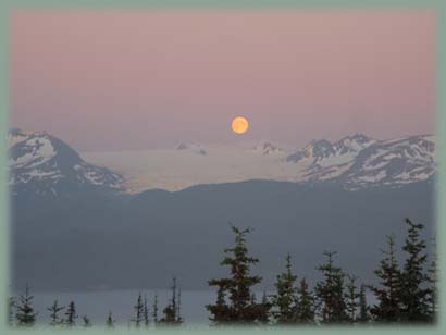 Alaska - Lever de Lune