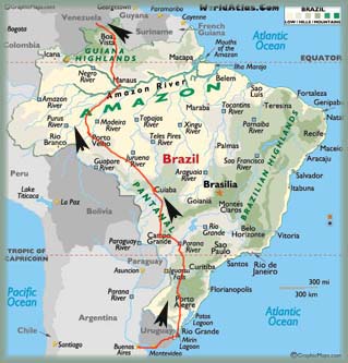 Brésil Pantanal - Amazonie
