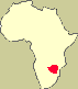 Situation géographique du Zimbabwe